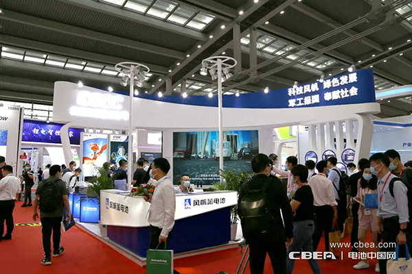 圖為CIBF2021蜂巢能源展位 圖為CIBF2021蜂巢能源展位