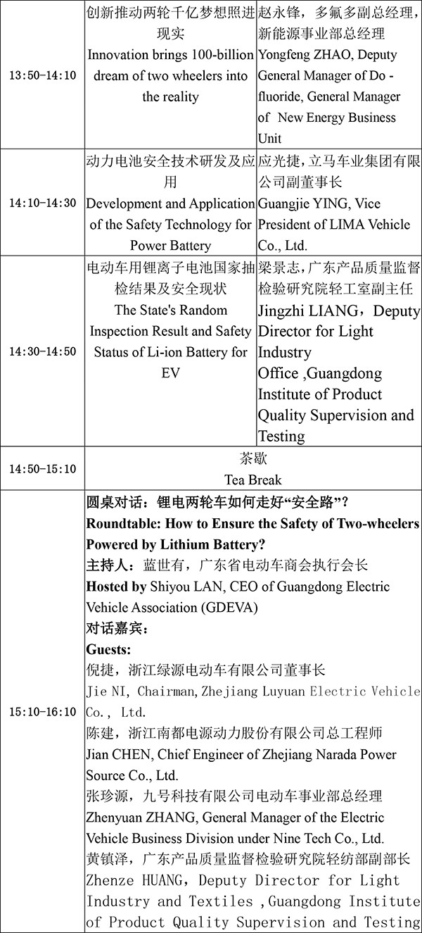 日程安排-2021輕型電動車用鋰電池技術及應用交流會